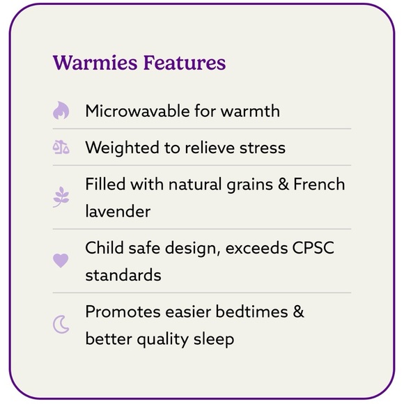 Warmies Pink Llama. New. Weighted. Microwavable. Lavender scented. - Picture 10 of 10